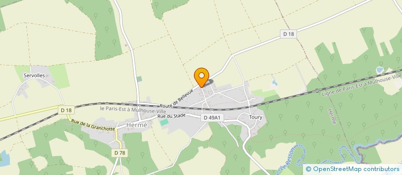 localisation de l'entreprise LETANG SERVICES à HERME