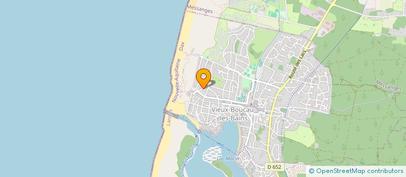 localisation de l'entreprise LETANGBLANC  VIEUX BOUCAU-LES-BAINS
