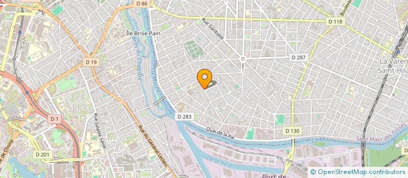 localisation de l'entreprise LETAP à SAINT-MAUR-DES-FOSSES