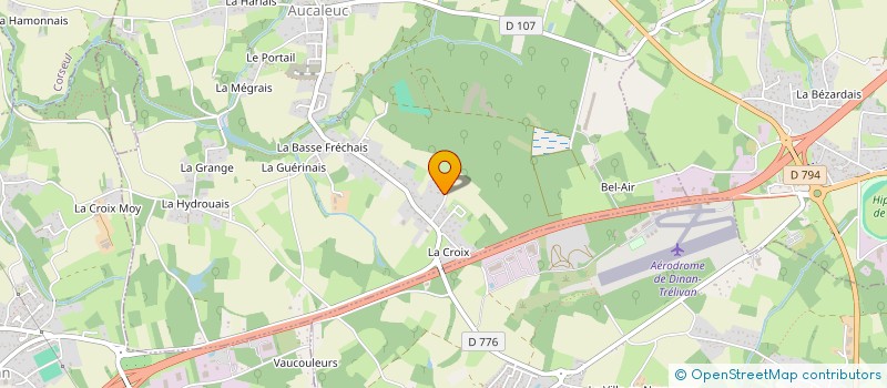 localisation de l'entreprise LETAVERNIER  AUCALEUC