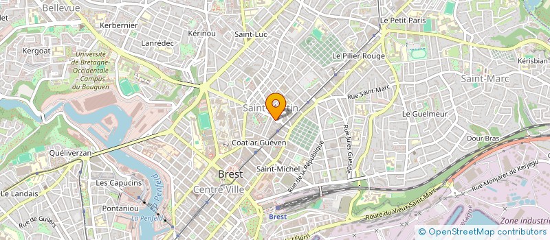 localisation de l'entreprise LETAVIA à BREST