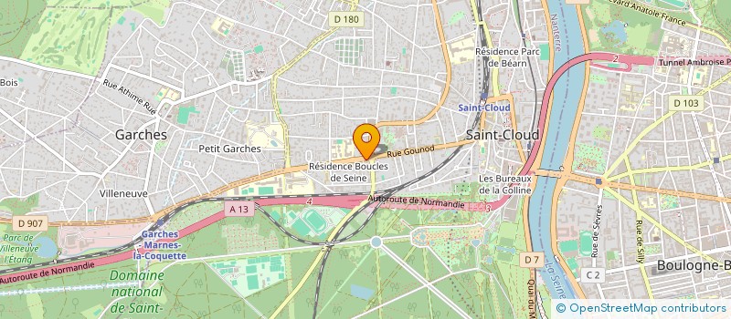 localisation de l'entreprise LETAYAME à SAINT-CLOUD