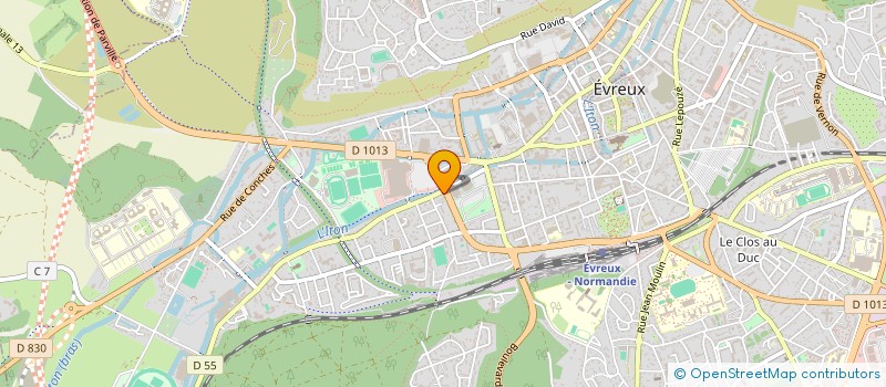 localisation de l'entreprise LETEL'IMMO  EVREUX