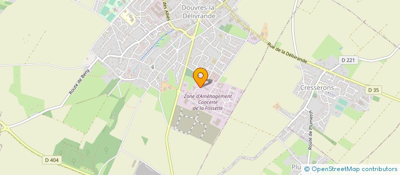 localisation de l'entreprise LETELLIER à DOUVRES-LA-DELIVRANDE