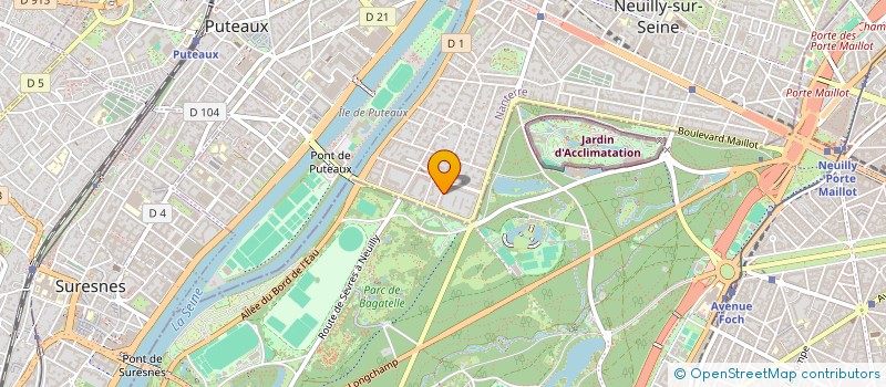 localisation de l'entreprise LETELLIER à NEUILLY-SUR-SEINE