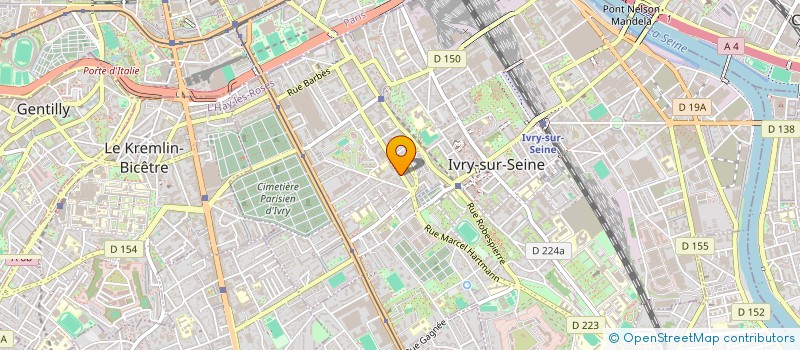 localisation de l'entreprise LETELLIER  IVRY-SUR-SEINE