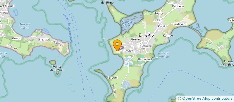 localisation de l'entreprise LETELLIER  ILE D'ARZ