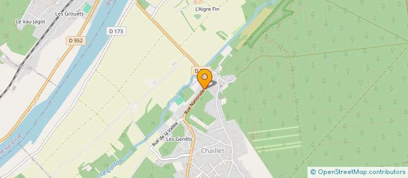 localisation de l'entreprise LETELLIER à CELLETTES