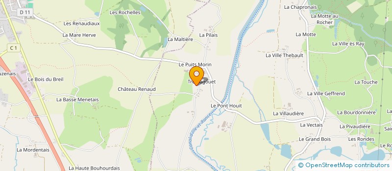 localisation de l'entreprise LETELLIER  QUEBRIAC