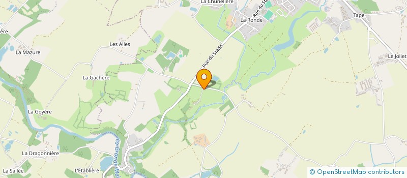 localisation de l'entreprise LETELLIER - HERBERT INDIVISION  BOISSIERE DE MONTAIGU (LA)