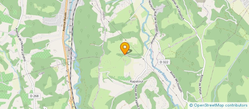 localisation de l'entreprise LETENDART  GELOS