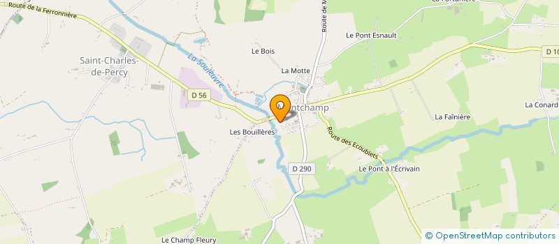 localisation de l'entreprise LETERRIER ET STEF à VALDALLIERE