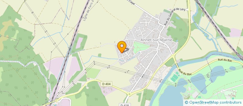 localisation de l'entreprise LETESTU à ANNET-SUR-MARNE