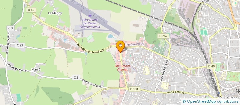 localisation de l'entreprise LETEV à NEVERS