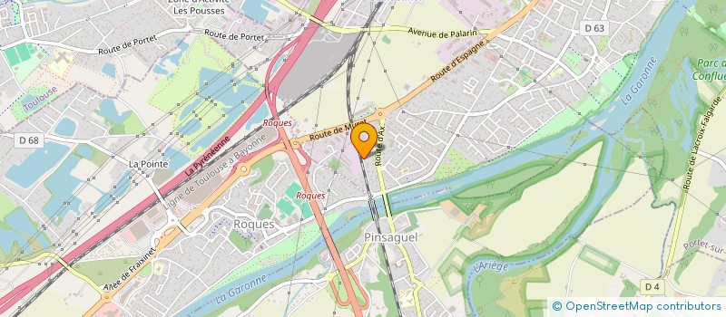 localisation de l'entreprise LETF à ROQUETTES