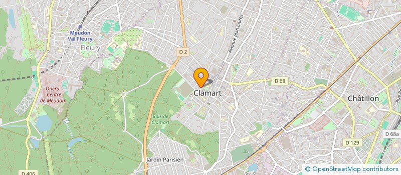 localisation de l'entreprise LETHAX  CLAMART