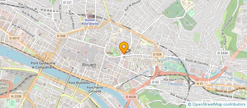 localisation de l'entreprise LETHELIER NORCIA BELLET ARCHITECTURE  ROUEN