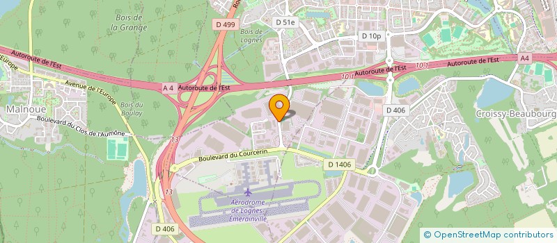 localisation de l'entreprise LETHEULE COURSES INTERNATIONALES à LOGNES