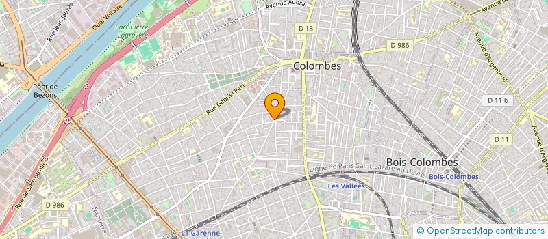 localisation de l'entreprise LETHGO  COLOMBES