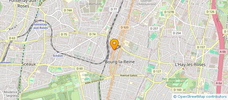 localisation de l'entreprise LETHI TL à BOURG-LA-REINE