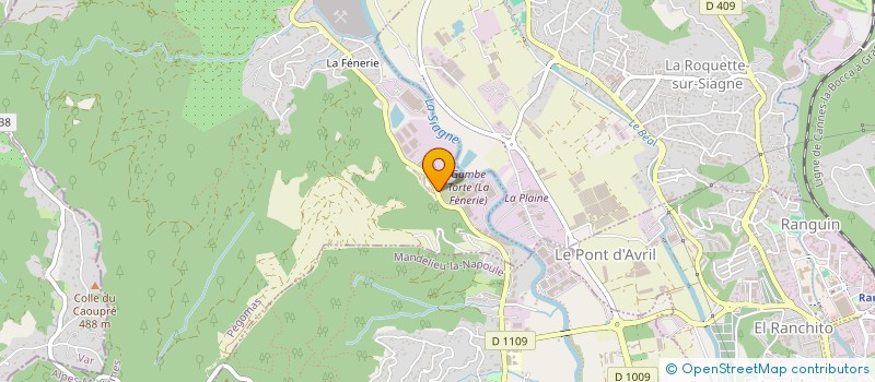 localisation de l'entreprise LETHIEC & FILS à PEGOMAS