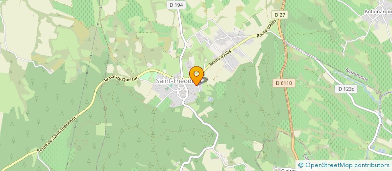 localisation de l'entreprise LETHIS  SAINT-THEODORIT