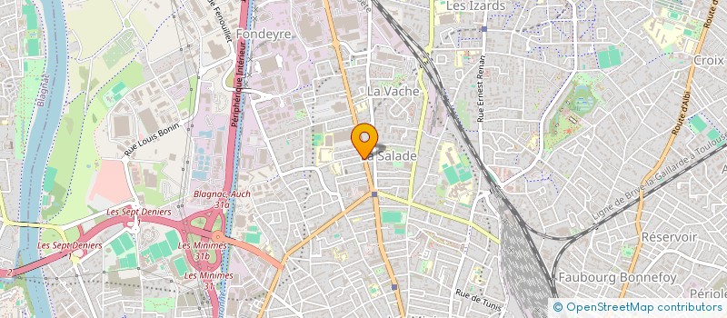 localisation de l'entreprise LETHIS ASSURANCES à TOULOUSE