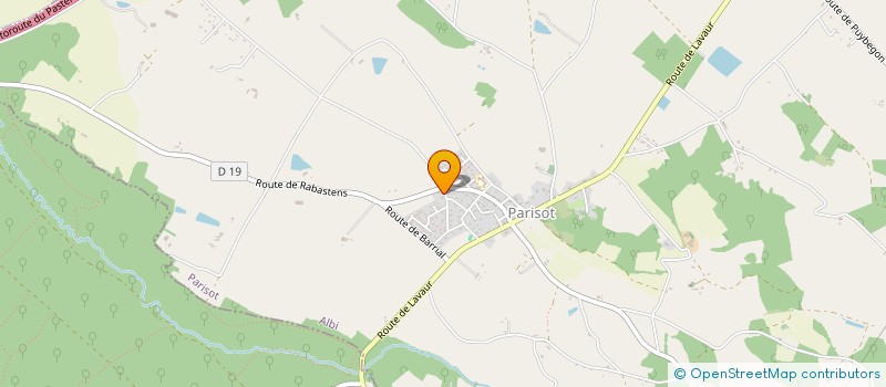 localisation de l'entreprise LETHOQUENTA  PARISOT