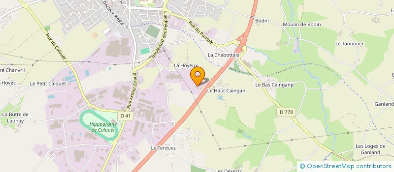 localisation de l'entreprise LETI à LOUDEAC
