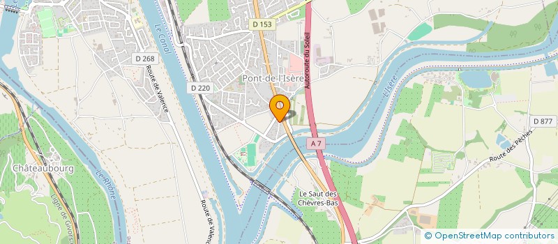 localisation de l'entreprise LETI  PONT-DE-L'ISERE