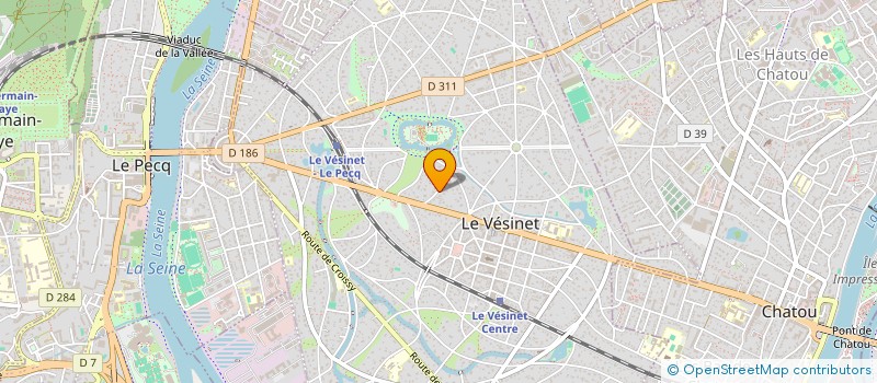 localisation de l'entreprise LETICIA  LE VESINET