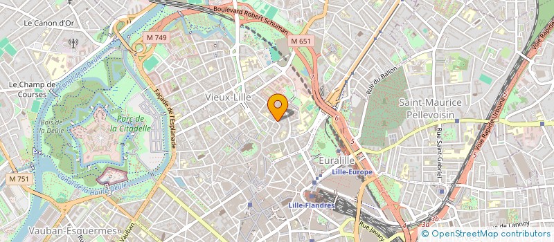 localisation de l'entreprise LETIENNE-DELESCLUSE à LILLE