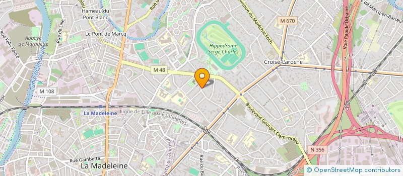 localisation de l'entreprise LETIERS IV à MARCQ-EN-BARŒUL