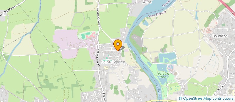 localisation de l'entreprise LETILO TRANS  SAINT-CYPRIEN