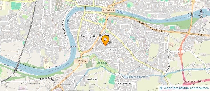 localisation de l'entreprise LETIMANO  SCI  BOURG-DE-PEAGE