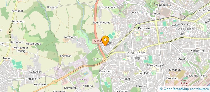 localisation de l'entreprise LETINOIS-GRATZ  BREST