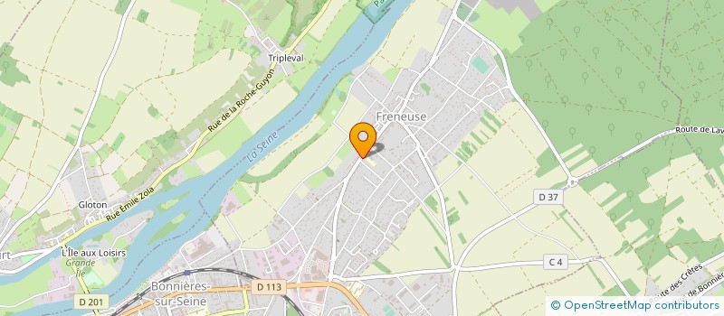 localisation de l'entreprise LETIS à FRENEUSE