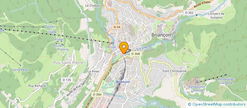 localisation de l'entreprise LETIS à BRIANCON