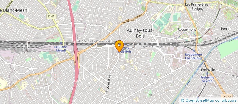 localisation de l'entreprise LETKANI à AULNAY-SOUS-BOIS