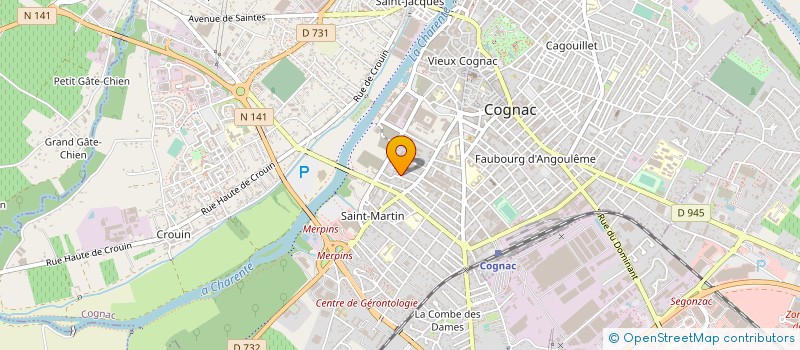 localisation de l'entreprise LETL PRESTIG'AUTO à COGNAC