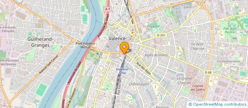 localisation de l'entreprise LETNO  VALENCE