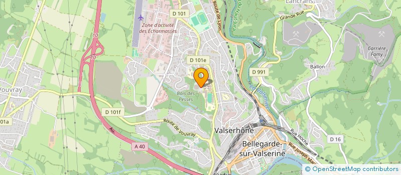 localisation de l'entreprise LETO à VALSERHONE