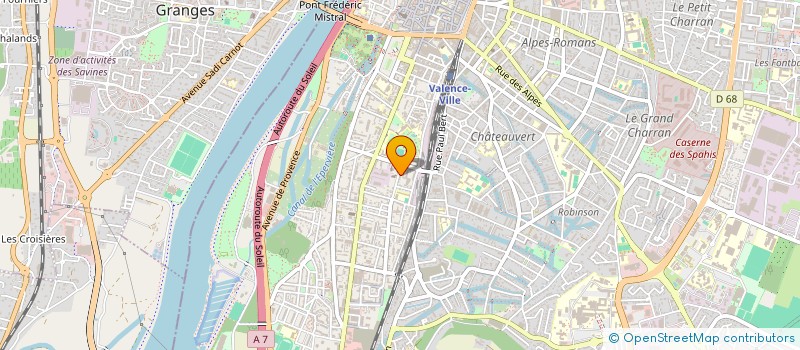localisation de l'entreprise LETOILE à VALENCE