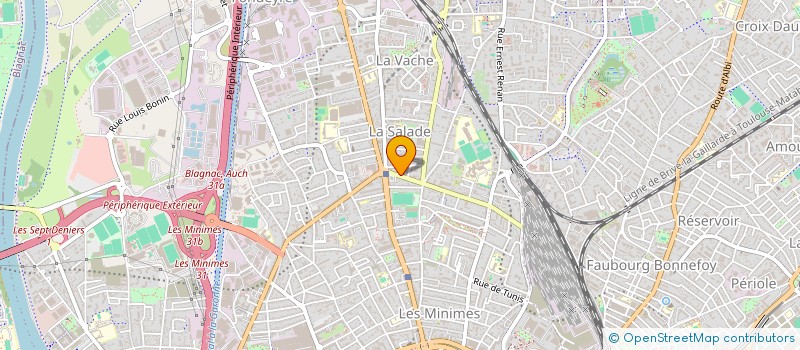 localisation de l'entreprise LETOILE ASSURANCES à TOULOUSE