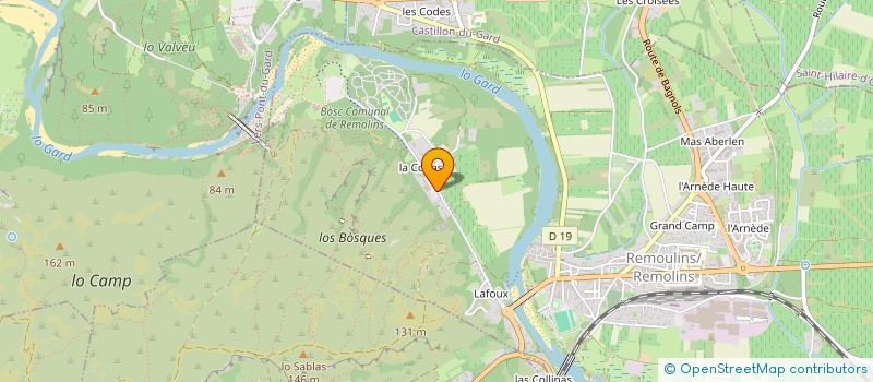 localisation de l'entreprise LETONDAL & DEVILLERS  REMOULINS