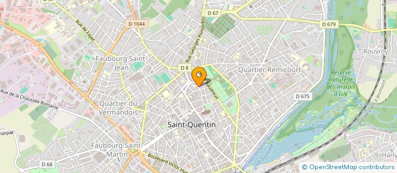 localisation de l'entreprise LETOT IMMOBILIER à SAINT-QUENTIN