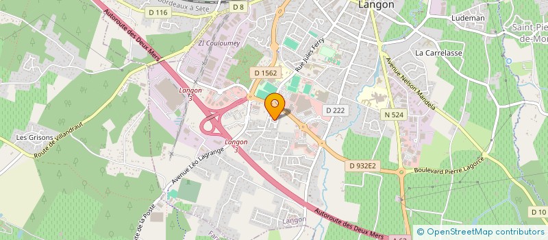 localisation de l'entreprise LETOUBLON à LANGON