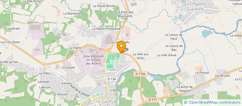 localisation de l'entreprise LETOURNEL à LA GACILLY