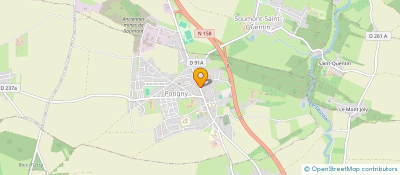 localisation de l'entreprise LETOURNEUR - BOUFFAY  POTIGNY