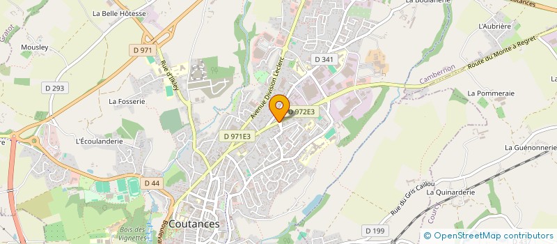 localisation de l'entreprise LETOUSEY COURTAGE  COUTANCES